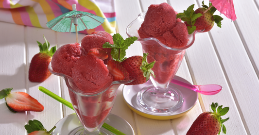 Easy Strawberry Sorbet